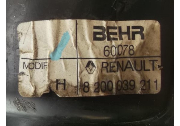 Моторчик пічки без кондиціонера до 2003 Renault Kangoo, 8200039211*